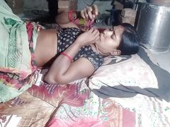 Indian desi bhabhi fucking her husband big cock and saying do slowly slowly