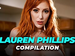 GIRLSWAY - HOT REDHEAD LAUREN PHILLIPS COMPILATION! SQUIRTING, ROUGH FINGERING, GROUP SEX, & MORE...